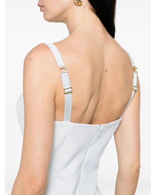 Elisabetta Franchi White X Pronovias Irmgard Maxi Dress