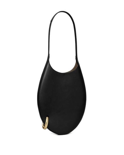 Tory Burch Black Small Pierced Handbag, One Size