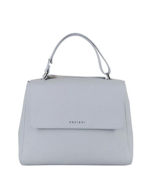 Orciani Gray Medium Sveva Soft Tote Bag
