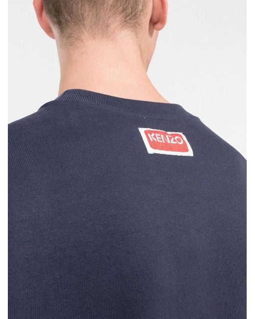 Felpa boke flower di KENZO in Blue da Uomo