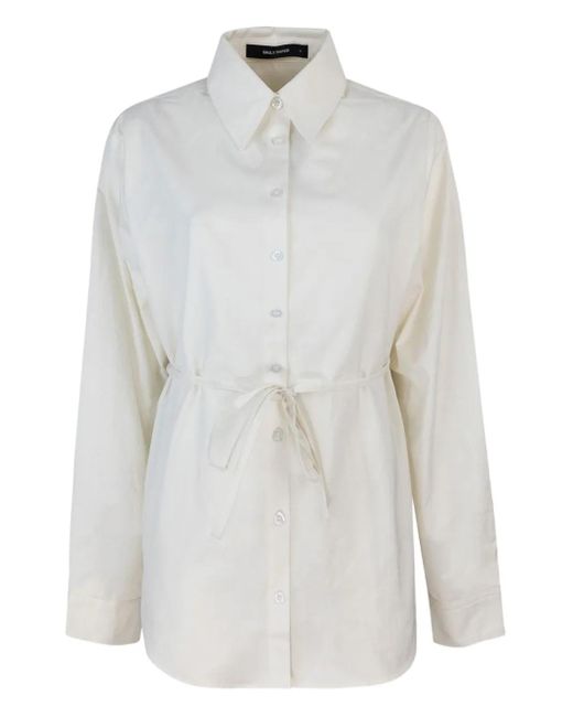 Camicia Con Nodo Alla Vita di Daily Paper in White