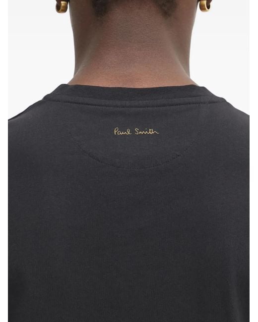 Camiseta con estampado gráfico Paul Smith de hombre de color Black