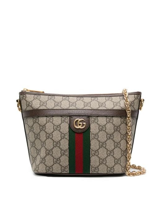 Gucci Ophidia Gg Kleine Schoudertas in het Gray