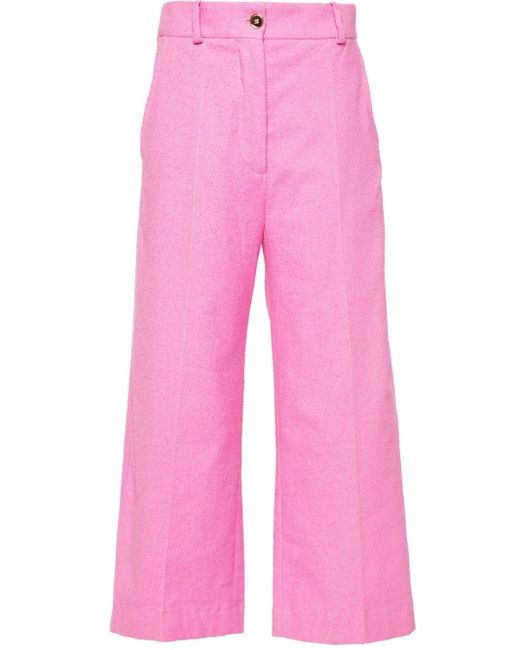 Pantaloni dritti di Patou in Pink