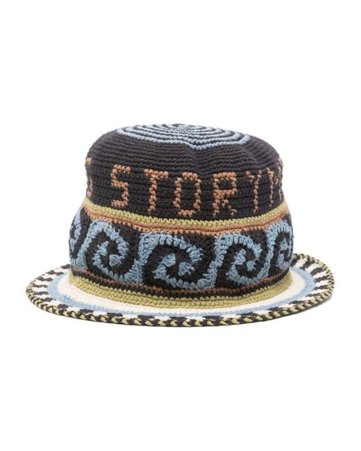 STORY mfg. Black Brew Crochet Knit Hat