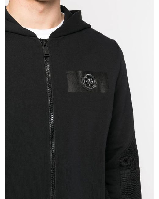 Philipp Plein Jack Met Logopatch in het Black voor heren