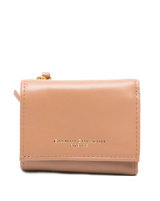 Gianni Chiarini Natural Zip Leather Wallet