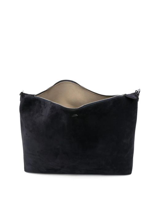 Totême  Black Bevel Suede Shoulder Bag
