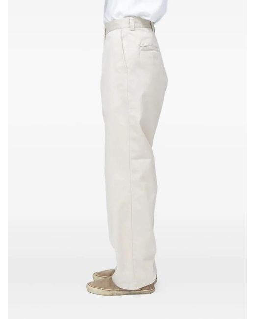 Nanamica White Straight-Leg Chino Trousers for men