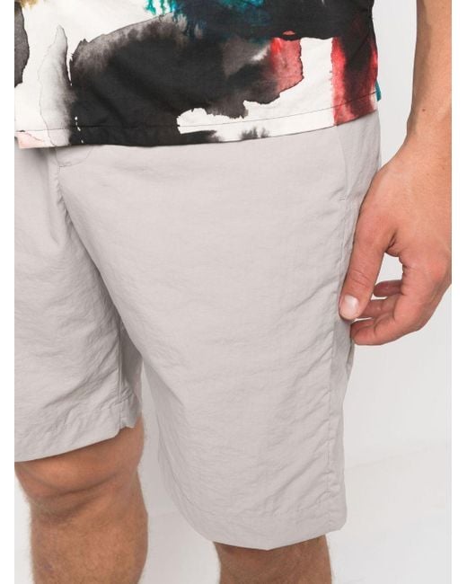 Fendi Gray Zip-pockets Bermuda Shorts for men