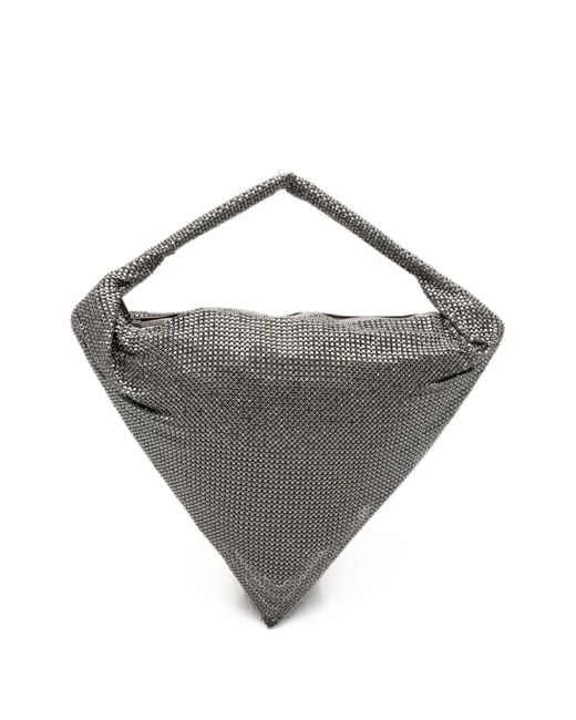 Benedetta Bruzziches Gray Ursula Shoulder Bag