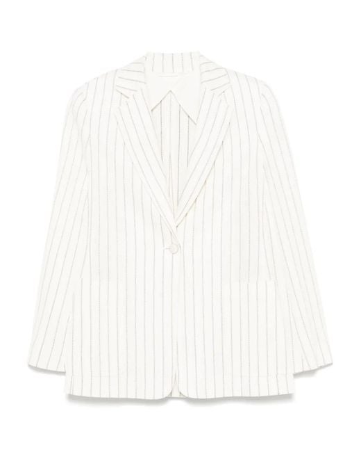 ジャケット Max Mara 'Jadi' blazer Max Mara Jadi Blazer in White | Lyst