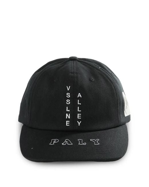 PALY Black Embroidered Baseball Cap
