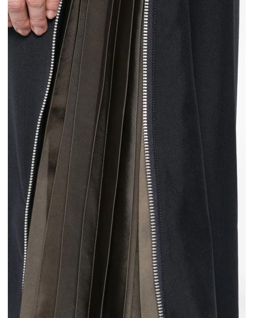 Sacai プリーツ スカート Black