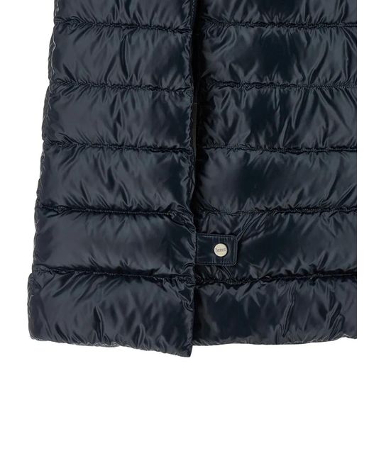 Herno Blue Quilted Down Jacket