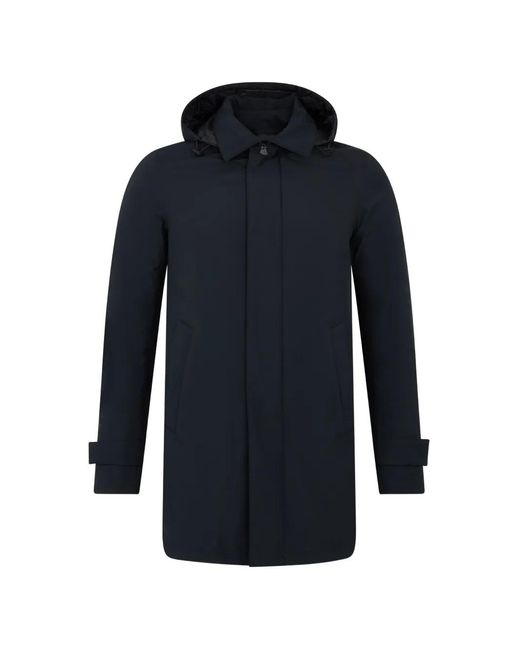 Parka Impermeable Con Capucha Herno de hombre de color Blue