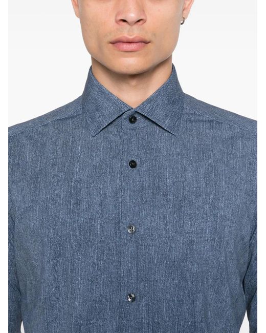 Camicia Active di Xacus in Blue da Uomo