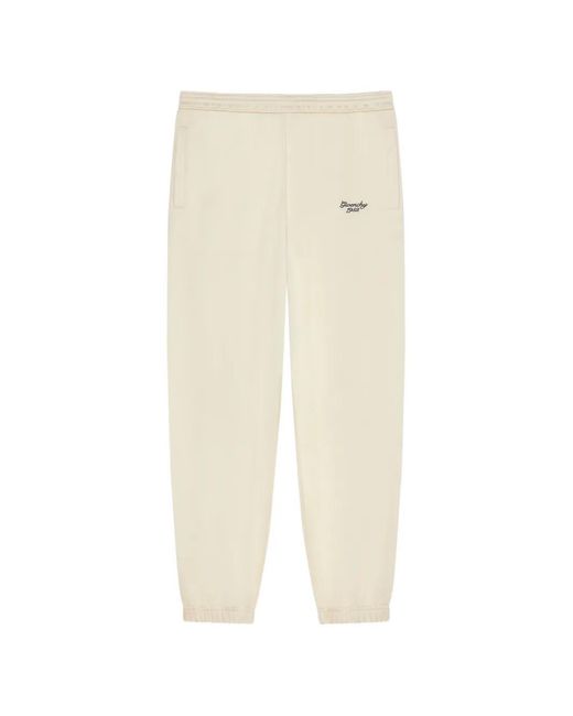 Givenchy White 1952-Signature Embroidered Track Pants