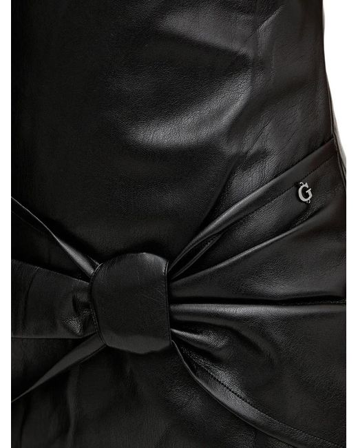 Guess Black Knot Short-Sleeve Mini Dress