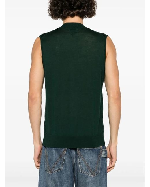 Ballantyne Green Basolan Wool Vest for men
