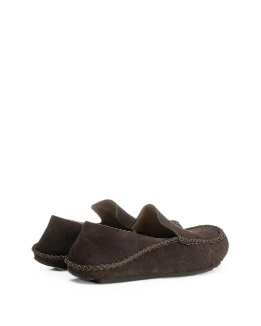 Loewe White Rambla Driving Loafers for men