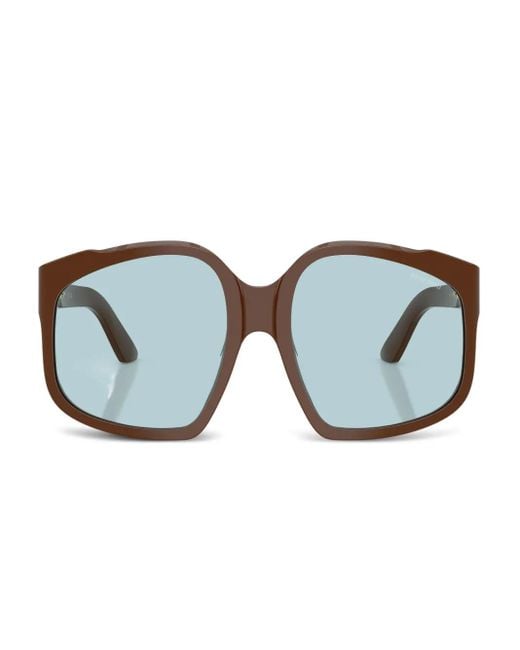 Gafas de sol MUA07S con montura geométrica Miu Miu de color Blue