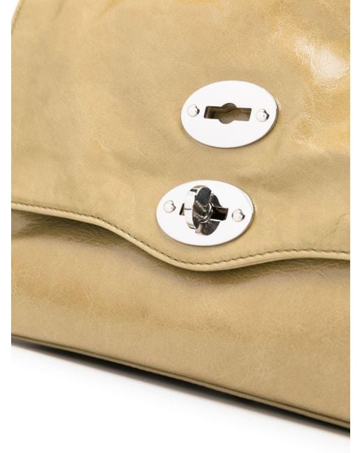 Zanellato Metallic Small Postina Crossbody Bag