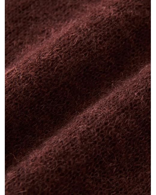 Studio Nicholson Brown Haut Seren À Design Nervuré