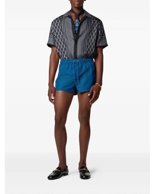 Versace Blue Swim Shorts for men