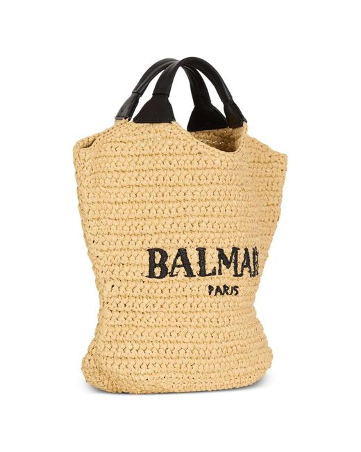 Balmain Metallic Mini Handtasche