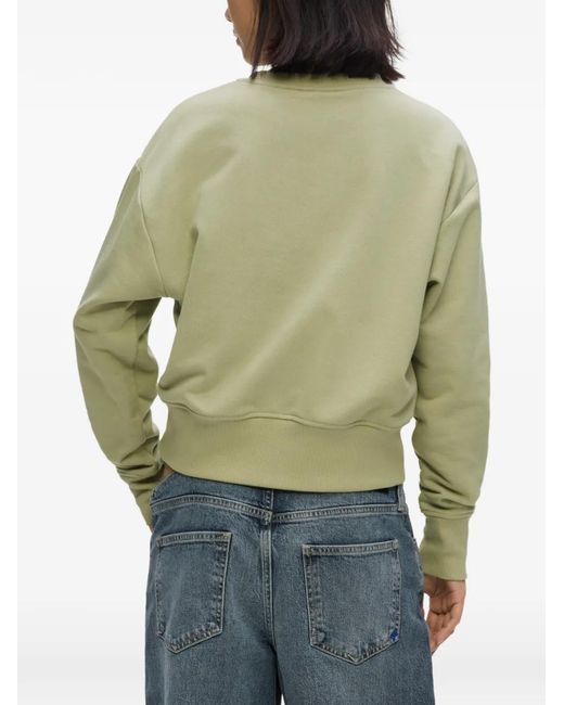 Karl Lagerfeld Green Logo-Print Sweatshirt