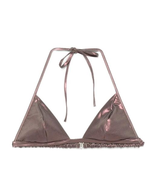 Rick Owens メタリック ビキニトップ Pink