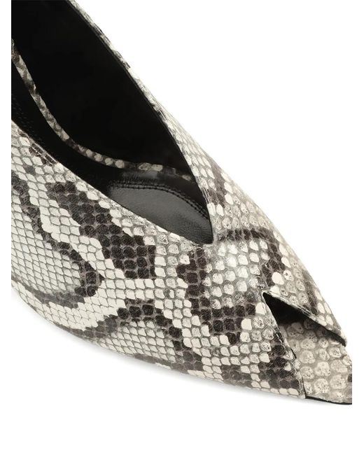 Sergio Rossi White Beak Pointed-Toe Pumps