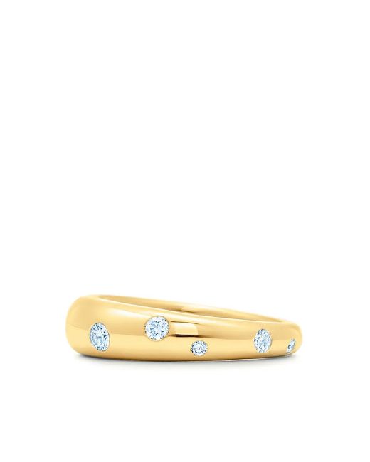 Kwiat Metallic 18Kt Cobblestone Diamond Accent Ring