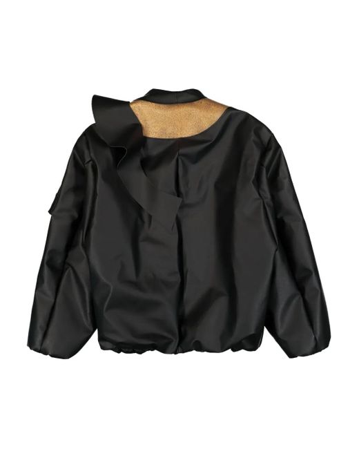 Doublet Black All Apple Bomber Jacket for men