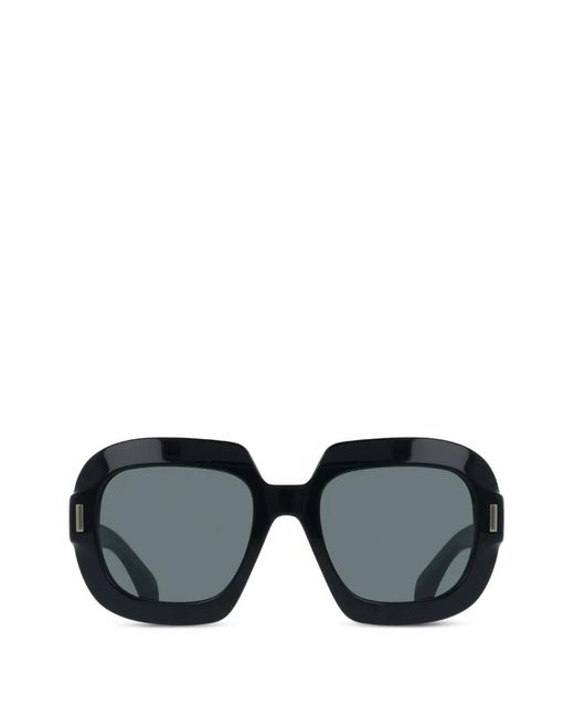 Ferragamo Eyewear Black Lunettes De Soleil À Monture Carrée