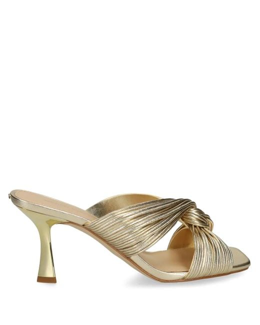 MICHAEL Michael Kors Metallic Alessia Heeled Sandals