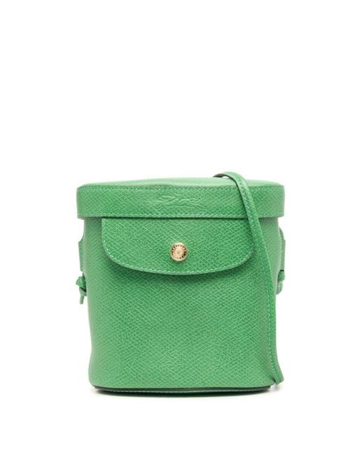 Longchamp Green Small Épure Leather Crossbody Bag