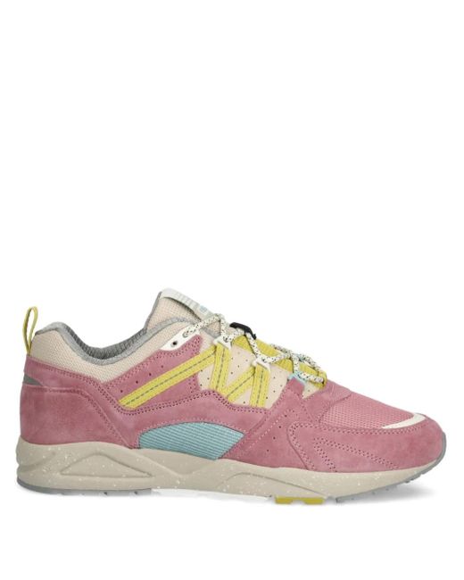 Karhu Pink Fusion 2.0 Suede Panelled Sneakers for men