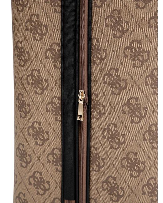 Guess Logo-Print Luggage in Natural | Lyst UK