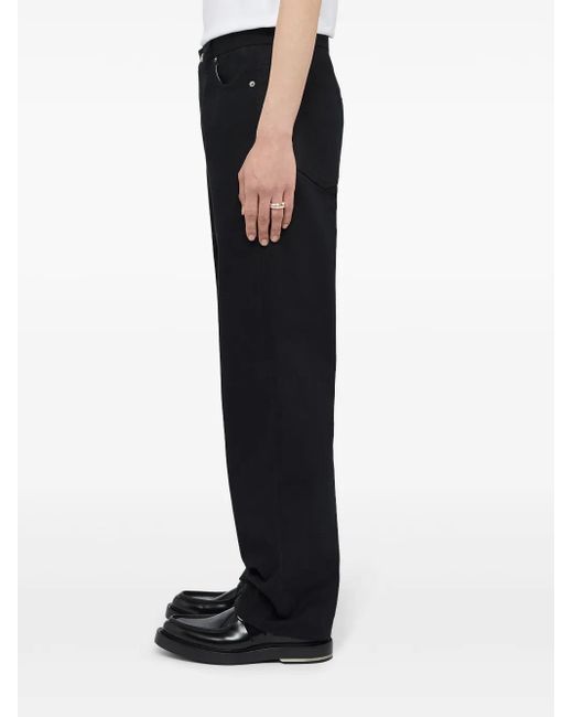 Jil Sander Blue Loose Denim Trousers for men