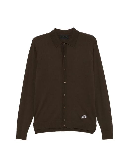Gabriele Pasini Brown Cardigan Boutonné À Manches Longues for men
