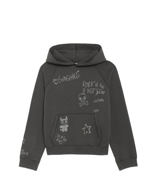 Zadig & Voltaire Black Georgy Mo Chin Mul Hapy Zv St