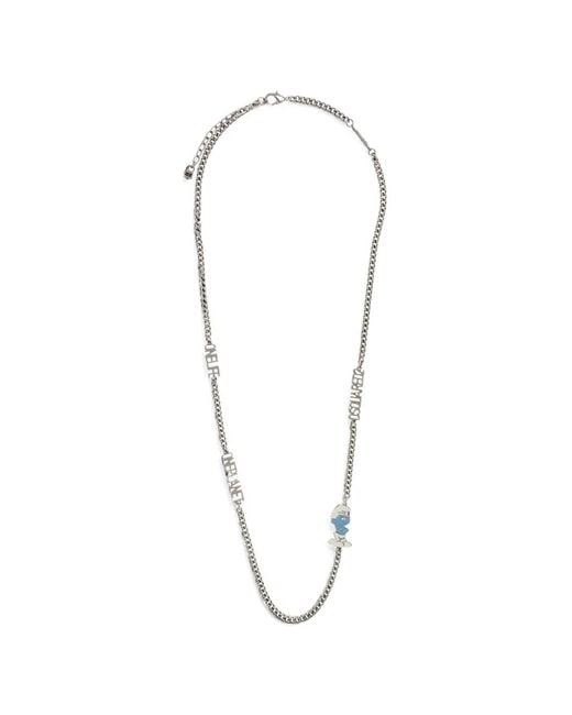 Collier Smurfs À Logo DSquared² pour homme en coloris White