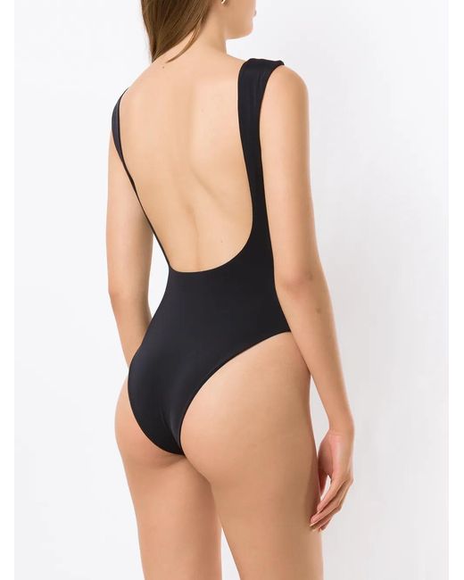 Haight Black Brigitte U-Neck Swimsuit