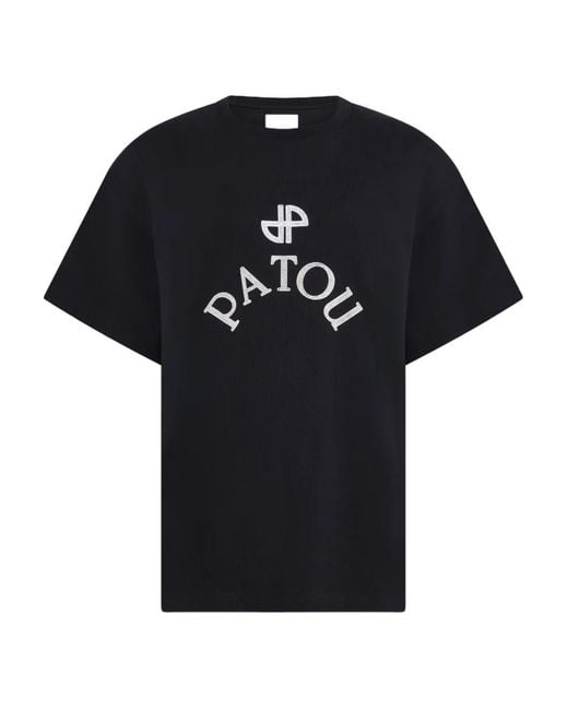 Patou Black Logo Short-Sleeve T-Shirt