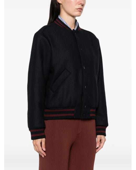 A.P.C. Black Alizee Buttoned Jacket