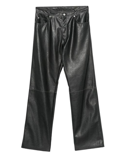 MM6 by Maison Margiela Gray Faux Trousers for men