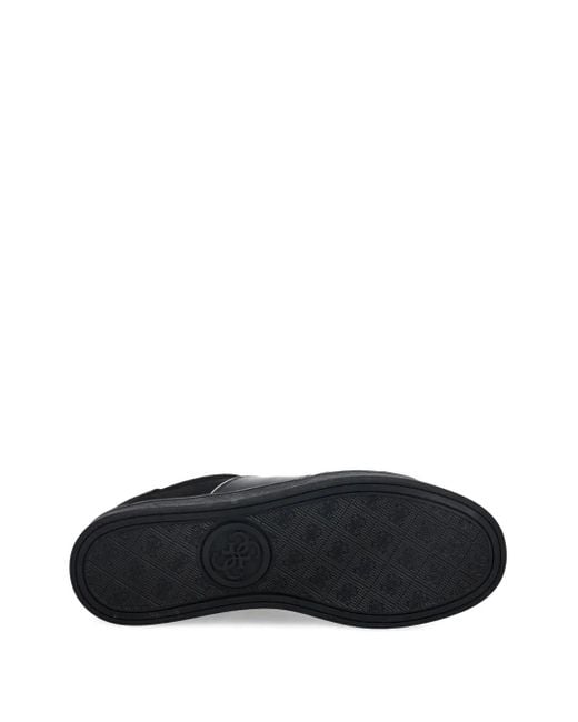 Guess Black Jrone Perforated Panelled Sneakers