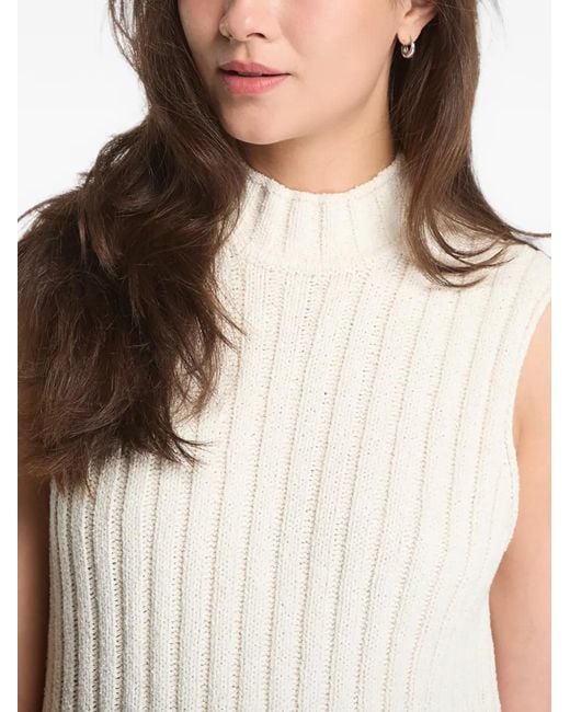 Pull Sajasmin À Découpes Samsøe & Samsøe en coloris White